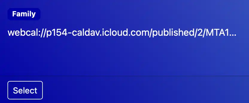 Shared calendar private